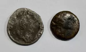 Couple of Ancient Roman Coins - Unsearched - Picture 1 of 2