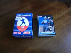 1990 Score NFL Football Young Superstars-Complete Your Set (#1-40)