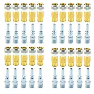 Lincoln Schnellkupplungsset Luftschlauch Verbinder Armaturen 1/4 NPT Werkzeuge Stecker L Style - Bild 1 von 7