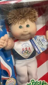 RARE NEW IN BOX 1996 Cabbage Patch Kids USA Olympikids Gymnastics HARRIS BARTON - Picture 1 of 12