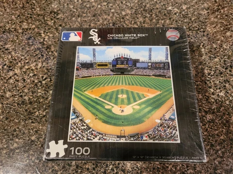 MLB Chicago White Socks US Cellular Field New Sealed 100 Piece Jigsaw Puzzle NIB Cover