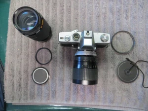 Cámara réflex MINOLTA SRT201 35 mm con lente HOYA 85 mm y KIRON 200 mm - Imagen 1 de 10