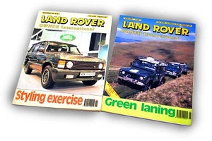 LAND ROVER OWNER INTERNATIONAL MAGAZIN x2 AUSGABEN 1991 SELTEN RETRO 4X4 OFF ROAD - Bild 1 von 6
