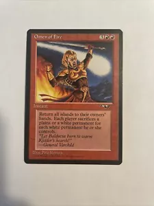 1x Omen of Fire NM-Mint, English Alliances MTG Magic - Bild 1 von 2