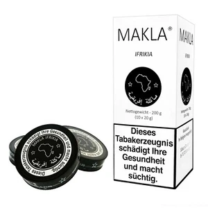 Makla® Ifrikia - Chewing Tobacco - Kautabak - 2 Stangen 2 x 10 x 20 g Dosen - Bild 1 von 4