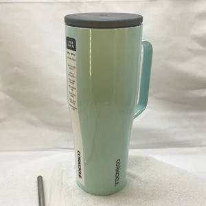 Corkcicle 30oz Cold Cup XL Thermobecher mit Griff - Puderblau - NEU - Bild 1 von 6