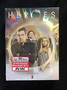 NEW! Sealed Heroes SEASON 3 NBC 2009 Zachery Quinto 6-Disc Set - Picture 1 of 3
