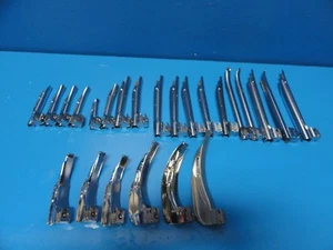 24 x Foregger verschiedene Laryngoskopklingen (Mac EMAC MIL, WIS-FOREGGER) ~ 13962 - Bild 1 von 12