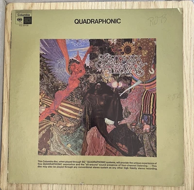 SANTANA , " ABRAXAS" , 12" COLUMBIA QUADRAPHONIC RECORD, ROCK - Image 1 of 4