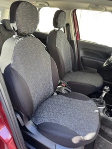 COPRISEDILI SU MISURA COMPLETI FIAT500L2015 CELESTINO  MICRO IMPUNTURE - Foto 1 di 9