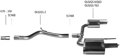 Scarico sportivo Bastuck - 18+ Opel Insignia B Grand Sport GSI (incl. Sports Tourer) - Immagine 1 di 3