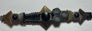 VINTAGE DANNAH GRIPOIX SIGNED 1980'S ABSTRACT AVANT-GARDE BRACELET - Picture 1 of 5