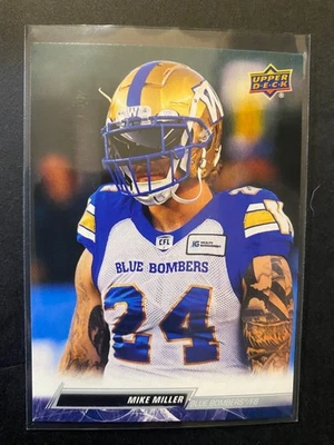 Mike Miller (Acadia U) - 2023 Upper Deck CFL Card #51 — 第 1/2 张图片