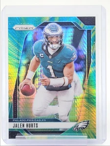 JALEN HURST 2024 PANINI PRIZM CALCIO GREEN HYPER EAGLES /180 Q0902 - Foto 1 di 2