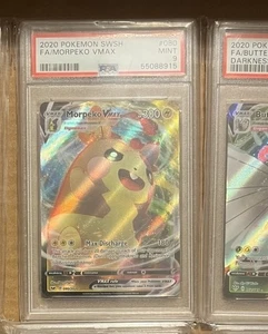 2020 Pokemon Sword & Shield Morpeko VMAX FA Ultra Rare Holo 080 PSA 10 - Bild 1 von 2