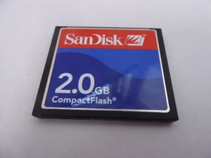 Sandisk compactflash 2GB CF  Card 2GB CF Memory card SDCFJ/SDCFB - Picture 1 of 2