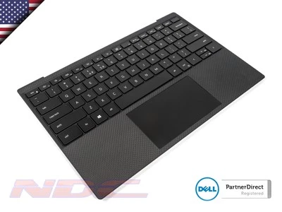 Dell XPS 9300/9310 Palmrest/Touchpad+US/I ENGLISH Backlit Keyboard 0Y75C4+0842JJ - Image 1 of 3