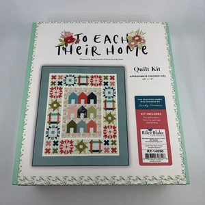 To Each Their Home By Sandy Gervais Of Pieces From The Heart 64x74 Complete Kit - Bild 1 von 4