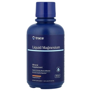 Trace Minerals, Liquid Magnesium, Tangerine, 16 fl oz (473 ml) - Picture 1 of 2