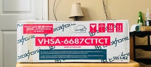 NEW Broksonic VHSA-6687CTTCT VCR Video Cassette Recorder VHS Player Complete - Picture 1 of 2