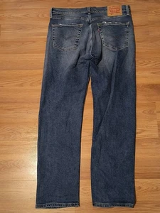 Levi's 505 dunkelblaue Jeans 34x32 Herren  - Bild 1 von 5