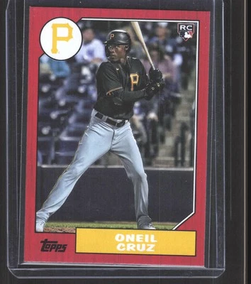 2022 Topps Archives #211 Oneil Cruz #/75 Pittsburgh Pirates Rookie - Image 1 of 2
