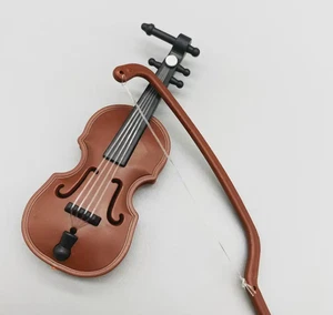 Mini Violin with Bow – Funny Toy Gift – Small Sad Violin Joke Prop - Picture 1 of 2