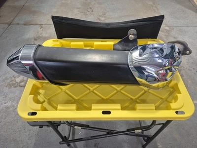 2012 Can-Am Spyder Roadster RT Limited OEM Exhaust Muffler Silencer 707600878 - Image 1 of 4