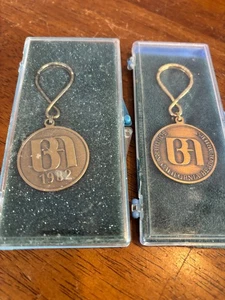 Vintage BofA Key Chain 1972 So. California Headquarters and 1982 - Bild 1 von 3