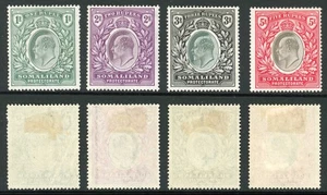 Somaliland SG41/4 Set of High Values Fresh Colours M/M Cat 273 pounds - Picture 1 of 1