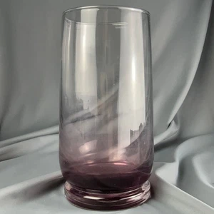 Hand Blown Purple Glass Vase Tumbler Modern Minimalist Amethyst  Art Glass 6.5x3 - Picture 1 of 4