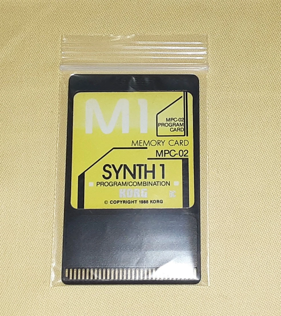 KORG M1 SYNTH 1 MPC-02 Memory Card Tested Parts from Japan FedEx
