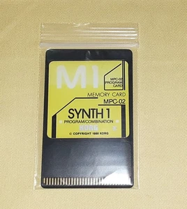 Scheda di memoria KORG M1 SYNTH 1 MPC-02 parti testate dal Giappone FedEx JP MG01 - Foto 1 di 5