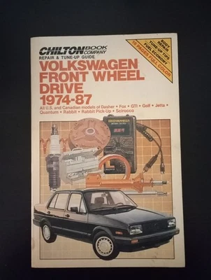 Manual de reparación Chilton, tracción delantera Volkswagen, 1974-1987  Foto 1 de 2