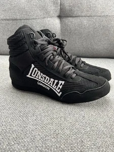 Lonsdale Contender Boxing Boots, Uk Size 5 - Picture 1 of 7