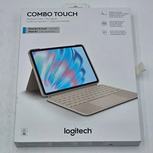 New LOGITECH COMBO TOUCH IPAD AIR 11 M2 M3 & AIR 5TH GEN 920-013279 - Picture 1 of 3