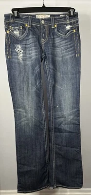 Pantalones de mezclilla Y2K MEK Oaxaca corte bota para mujer talla 28x34 Foto 1 de 4