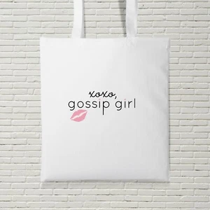 Gossip Girl Tote Bag Christmas Present Shopping Bag Gift Funny Alternative Cute - Picture 1 of 3