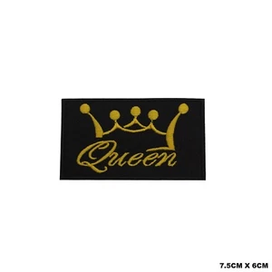 Queen Crown Patch Iron On Patch Embroidered Patch - Picture 1 of 1
