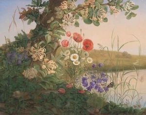 Christine Lovmand : "Flower Piece" (1841) — Giclee Fine Art Print - Picture 1 of 7