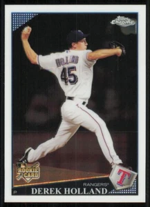 2009 Topps Chrome #218 Derek Holland RC - Picture 1 of 2