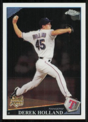 2009 Topps Chrome #218 Derek Holland RC - Image 1 of 2