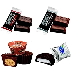 ZERO SUGAR HERSHEY'S, REESE, YORK, CHOCOLATE ASSORTED-BULK BAG PRICE LIMITED NOW - Picture 1 of 5