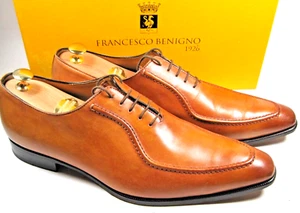 Francesco Benigno Herrenschuhe in 45 / UK 10,5 / Topzustand / Cognac / hoher NP - Bild 1 von 10