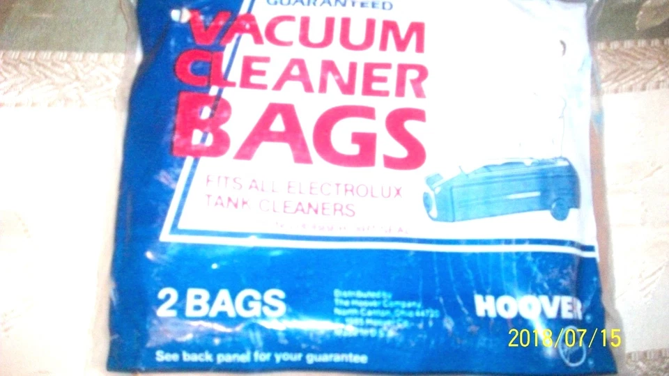 Hoover Lote 2 Bolsas 40100515 Electrolux Limpiadores De Tanques Auto Cierre Goma Suciedad Mar Foto 1 de 3