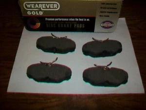 NOS Wearever Gold Semi Metallic Rear Disc Brake Pads NAD-610 Taurus Sable - Picture 1 of 5