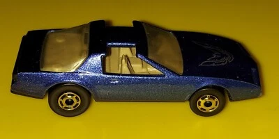 Rueda vintage Hot Wheels BW Pontiac Firebird azul dorado 1982 Foto 1 de 4