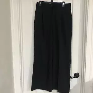 Pantalone elegante donna Commense vita alta relax gamba dritta nero taglia large - Foto 1 di 8