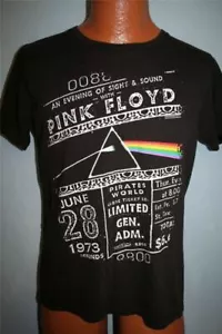 PINK FLOYD 1973 Concert Ticket Stub DARK SIDE OF THE MOON T-SHIRT M ROGER WATERS - Picture 1 of 1