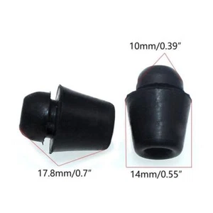 4-16pcs Car Door Shock Absorbing Gasket Black Rubber Door Dampers AU Q1G2 - Picture 1 of 13